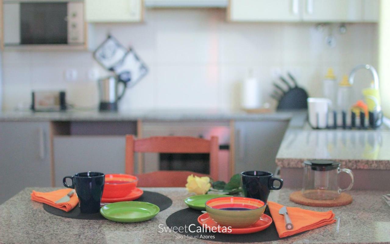 Sweet Calhetas Apartment Ribeira Grande Bagian luar foto